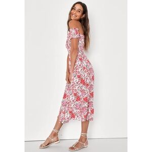 Lulus Floral Midi Dress